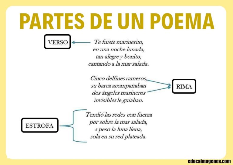 Partes De Un Poema Estructura Y Ejemplos Educaim Genes