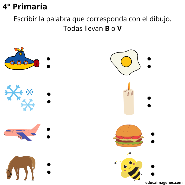 Ejercicios De Ortografía Para 3º 4º 5º Y 6º De Primaria Educaimágenes 4101